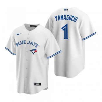 Men's Toronto Blue Jays Shun Yamaguchi Nike White Replica Home Jersey