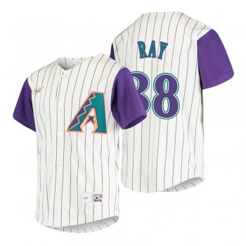 Youth Arizona Diamondbacks Robbie Ray Nike Cream 2020 Cooperstown Collection Alternate Jersey