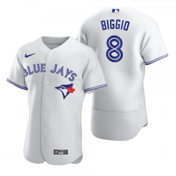 Men's Toronto Blue Jays Cavan Biggio Nike White 2020 Authentic Jersey