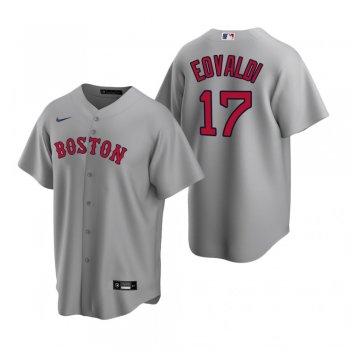 Men's Boston Red Sox Nathan Eovaldi Nike Gray Replica Road Jersey