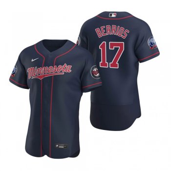 Men's Minnesota Twins Jose Berrios Nike Navy Authentic 2020 Alternate Jersey