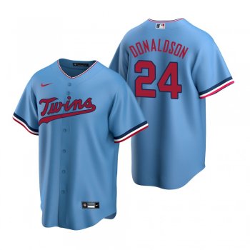 Men's Minnesota Twins Josh Donaldson Nike Light Blue 2020 Replica Alternate Jersey