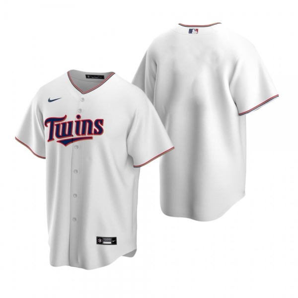 Men's Minnesota Twins Nike White Replica Home Jersey