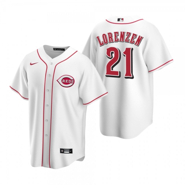 Men's Cincinnati Reds Michael Lorenzen Nike White Replica Home Jersey