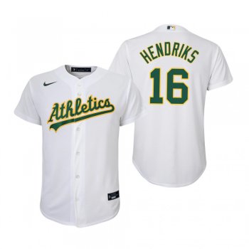 Youth Oakland Athletics Liam Hendriks Nike White 2020 Replica Home Jersey