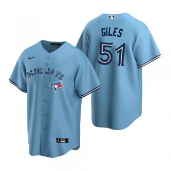 Men's Toronto Blue Jays Ken Giles Nike Powder Blue 2020 Replica Alternate Jersey