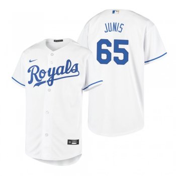 Youth Kansas City Royals Jakob Junis Nike White 2020 Replica Home Jersey