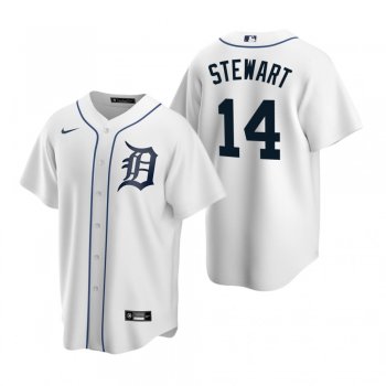 Men's Detroit Tigers Christin Stewart Nike White Replica Home Jersey