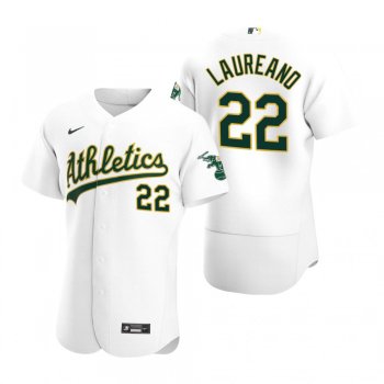 Men's Oakland Athletics Ramon Laureano Nike White Authentic 2020 Home Jersey