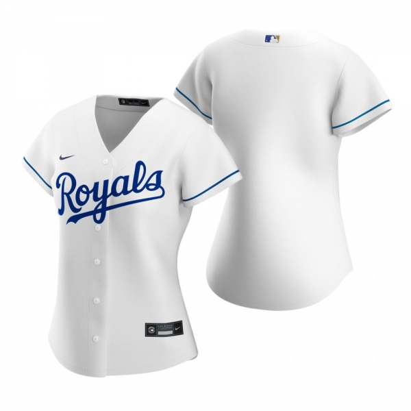 Women's Kansas City Royals Nike White 2020 Replica Home Jersey