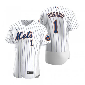 Men's New York Mets Amed Rosario Nike White Authentic 2020 Home Jersey