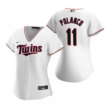 Women's Minnesota Twins Jorge Polanco Nike White 2020 Replica Home Jersey