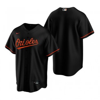 Men's Baltimore Orioles Nike Black Replica Alternate Jersey