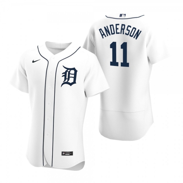 Men's Detroit Tigers Sparky Anderson Nike White Authentic 2020 Home Jersey