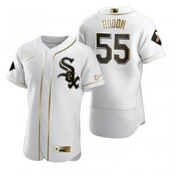 Men's Chicago White Sox Carlos Rodon Nike White Authentic Golden Edition Jersey