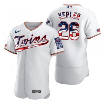 Men's Max Kepler Minnesota Twins White 2020 Stars & Stripes 4th of July Jersey