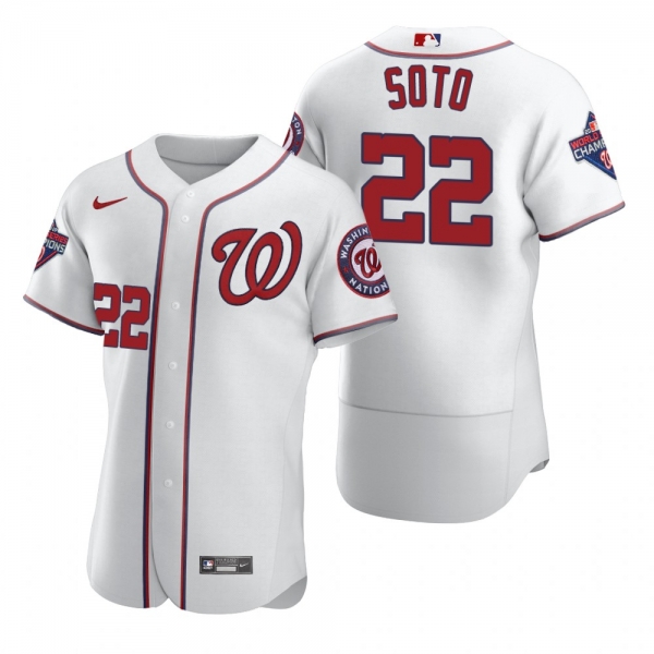 Men's Washington Nationals Juan Soto Nike White 2020 Authentic Jersey