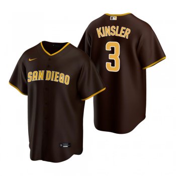 Men's San Diego Padres Ian Kinsler Nike Brown 2020 Replica Road Jersey