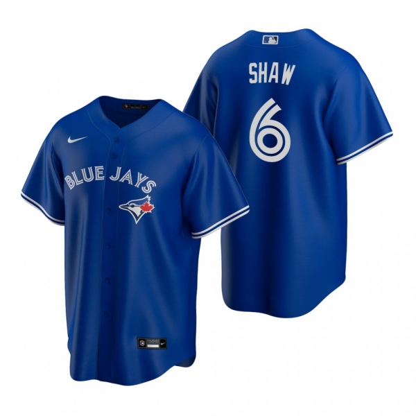 Men's Toronto Blue Jays Travis Shaw Nike Royal Replica Alternate Jersey