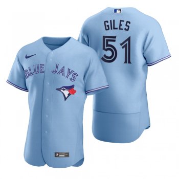 Men's Toronto Blue Jays Ken Giles Nike Light Blue Authentic 2020 Alternate Jersey