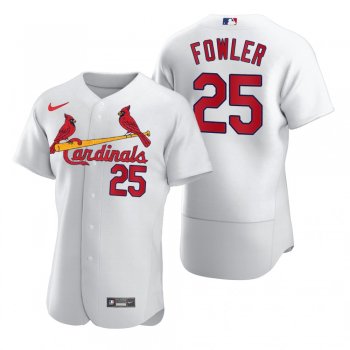 Men's St. Louis Cardinals Dexter Fowler Nike White 2020 Authentic Jersey