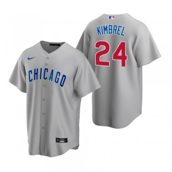 Men's Chicago Cubs Craig Kimbrel Nike Gray Replica Road Jersey