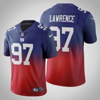 New York Giants Dexter Lawrence Men's Royal Gradient Jersey Color Crash