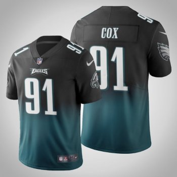 Philadelphia Eagles Fletcher Cox Men's Midnight Green Gradient Jersey Color Crash