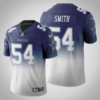 Dallas Cowboys Jaylon Smith Men's Navy Gradient Jersey Color Crash