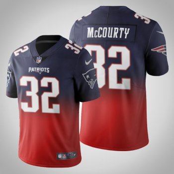 New England Patriots Devin McCourty Men's Navy Gradient Jersey Color Crash