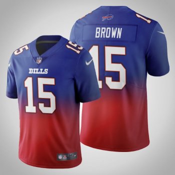 Buffalo Bills John Brown Men's Royal Gradient Jersey Color Crash