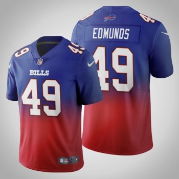 Buffalo Bills Tremaine Edmunds Men's Royal Gradient Jersey Color Crash