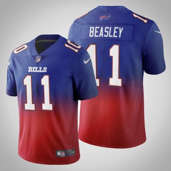 Buffalo Bills Cole Beasley Men's Royal Gradient Jersey Color Crash