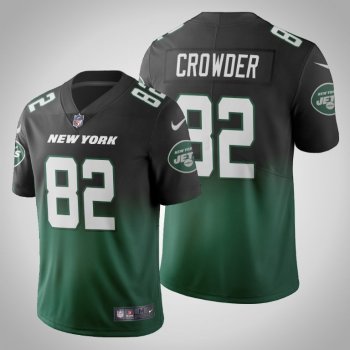 New York Jets Jamison Crowder Men's Green Gradient Jersey Color Crash