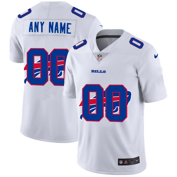 Nike Bills Customized White Team Big Logo Vapor Untouchable Limited Jersey