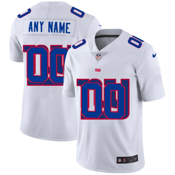 Nike Giants Customized White Team Big Logo Vapor Untouchable Limited Jersey