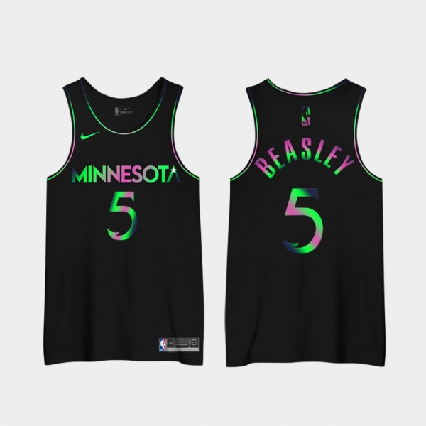 Malik Beasley Minnesota Timberwolves 2020 2nd City Special Edition Jerseys