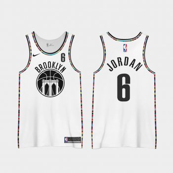 DeAndre Jordan Brooklyn Nets 2020 2nd City Special Edition Jerseys