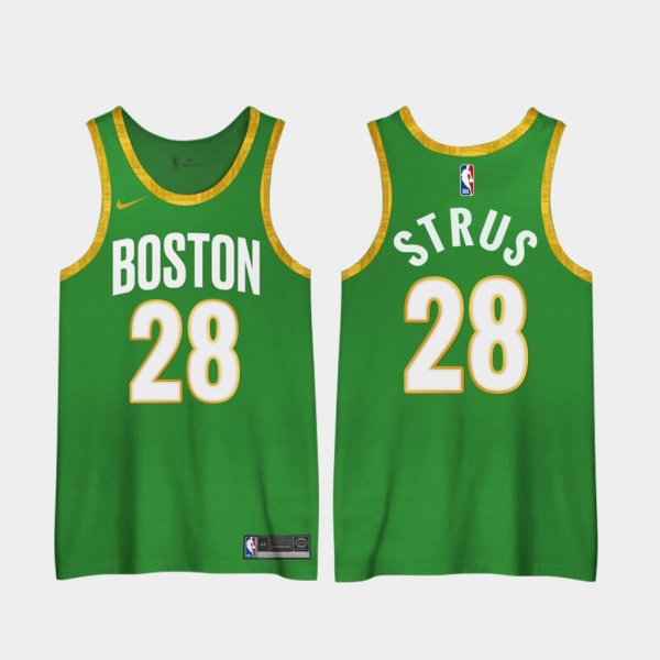 Max Strus Boston Celtics 2020 2nd City Special Edition Jerseys