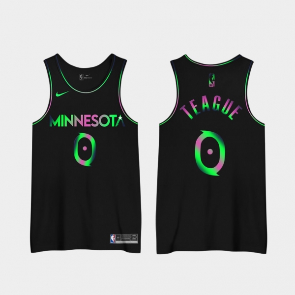 Jeff Teague Minnesota Timberwolves 2020 2nd City Special Edition Jerseys