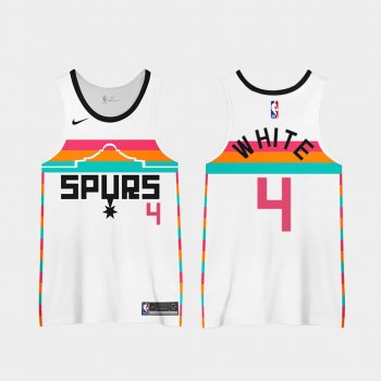 Derrick White San Antonio Spurs 2020 2nd City Special Edition Jerseys