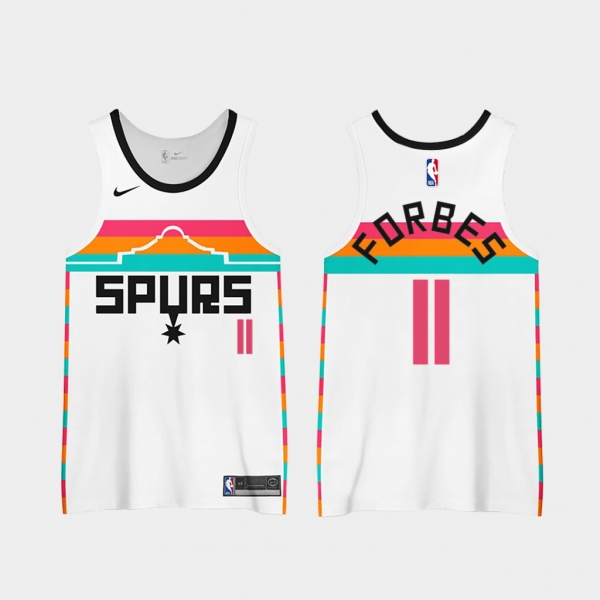 Bryn Forbes San Antonio Spurs 2020 2nd City Special Edition Jerseys