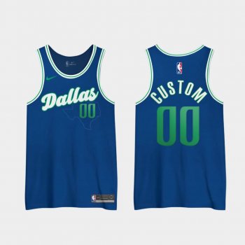 Custom Dallas Mavericks 2020 2nd City Special Edition Jerseys