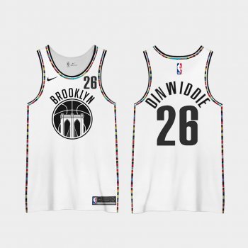 Spencer Dinwiddie Brooklyn Nets 2020 2nd City Special Edition Jerseys