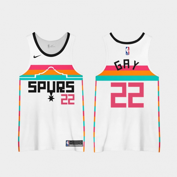 Rudy Gay San Antonio Spurs 2020 2nd City Special Edition Jerseys