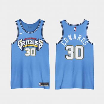 Blue Edwards Vancouver Grizzlies 2020 2nd City Special Edition Jerseys