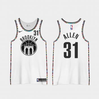 Jarrett Allen Brooklyn Nets 2020 2nd City Special Edition Jerseys