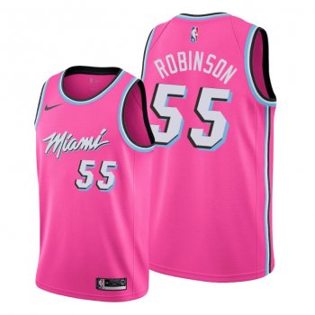 Miami Heat Duncan Robinson Pink 2018-19 Earned Jersey