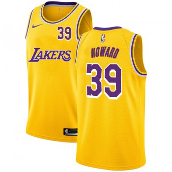 Lakers 39 Dwight Howard Yellow 2020-2021 New City Edition Nike Swingman Jersey