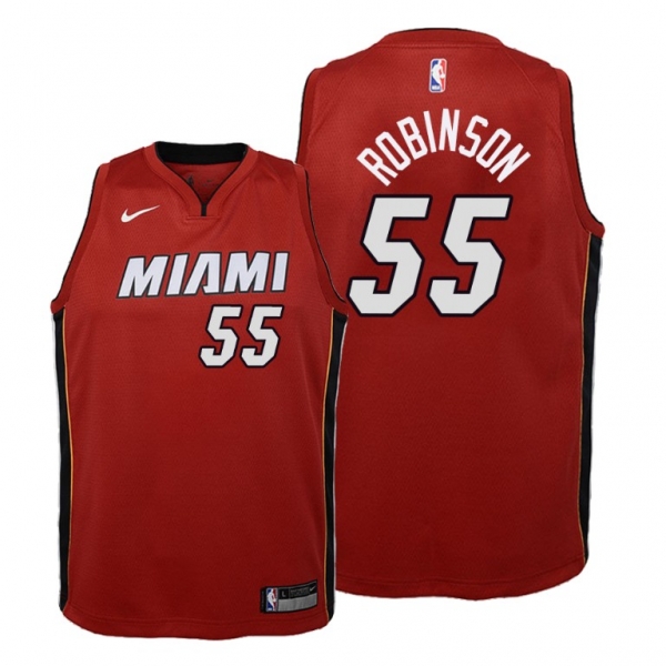 Youth Miami Heat 18-19 Duncan Robinson #55 Statement Red Jersey